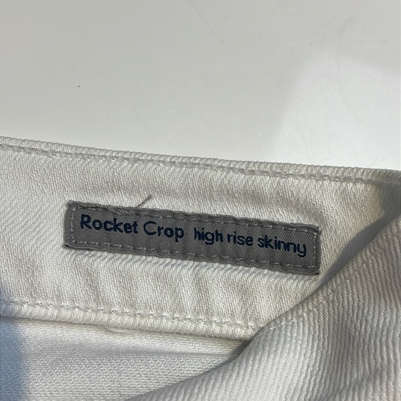 Citizen of Humanity Rocket Crop High-Rise Skinny Jeans White NEW - Picture 8 of 13